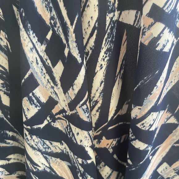 - MIDI Dress with Asymmetrical Hem NWT - Picture 9 of 12